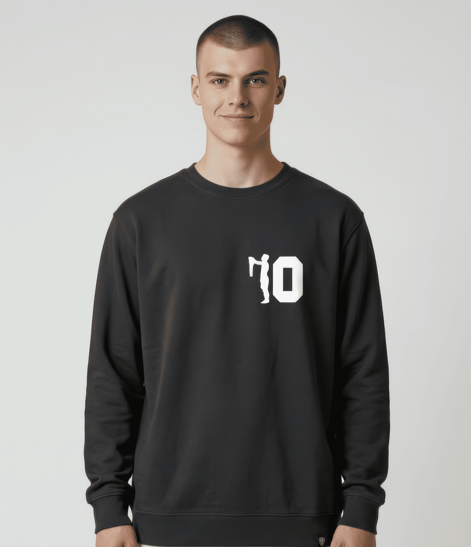 Fußball Sweatshirt – Fan Pullover Schwarz